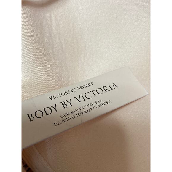 NEW Victoria's Secret Body by Victoria Demi Orange Polka Dot Underwire Bra 32DD - Picture 4 of 5